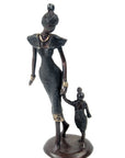 Bronze Ibrahim Dermé 25 cm noir n°2 Bronzes d'Afrique