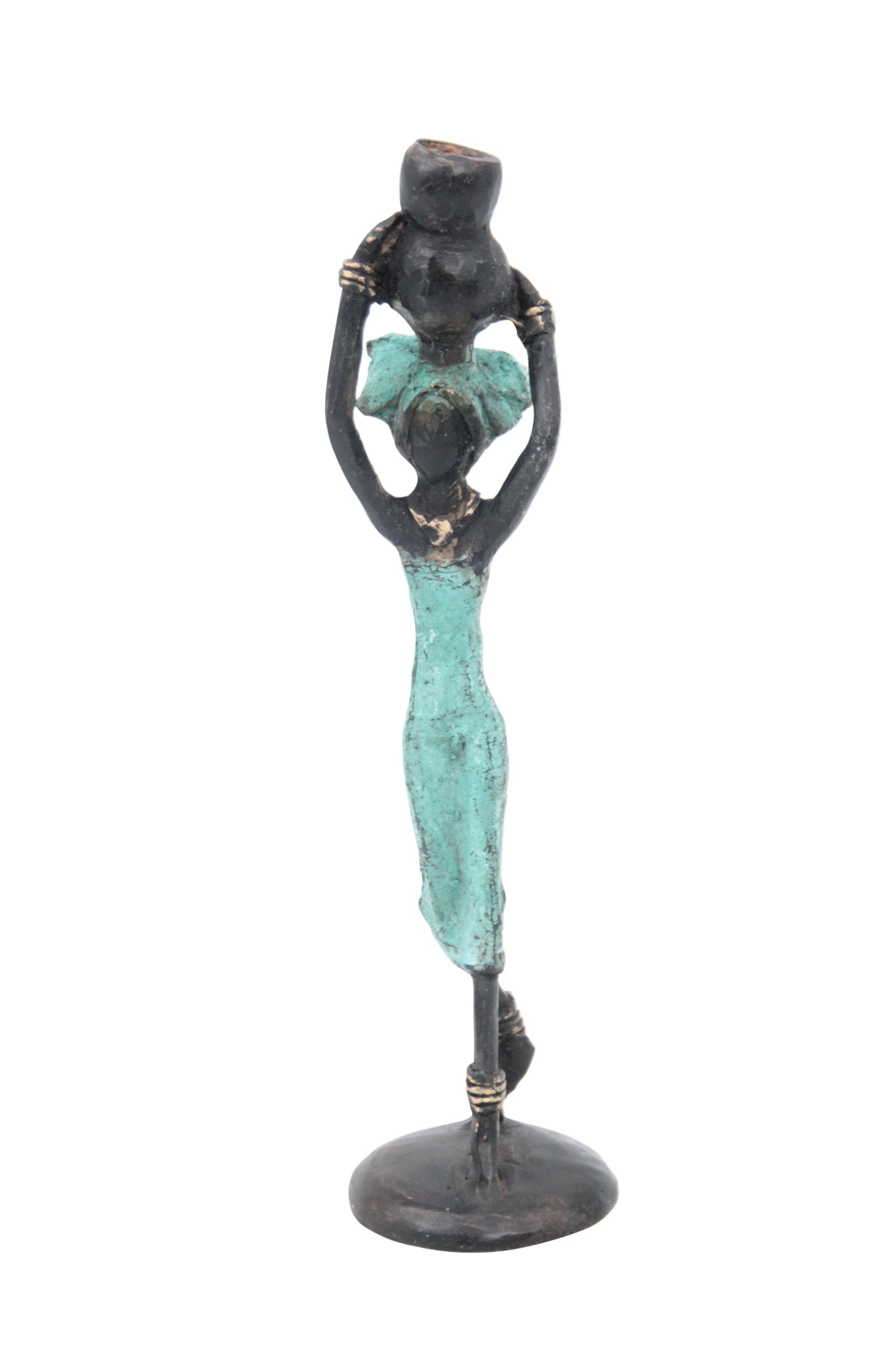 Bronze 15 cm turquoise n°16 
