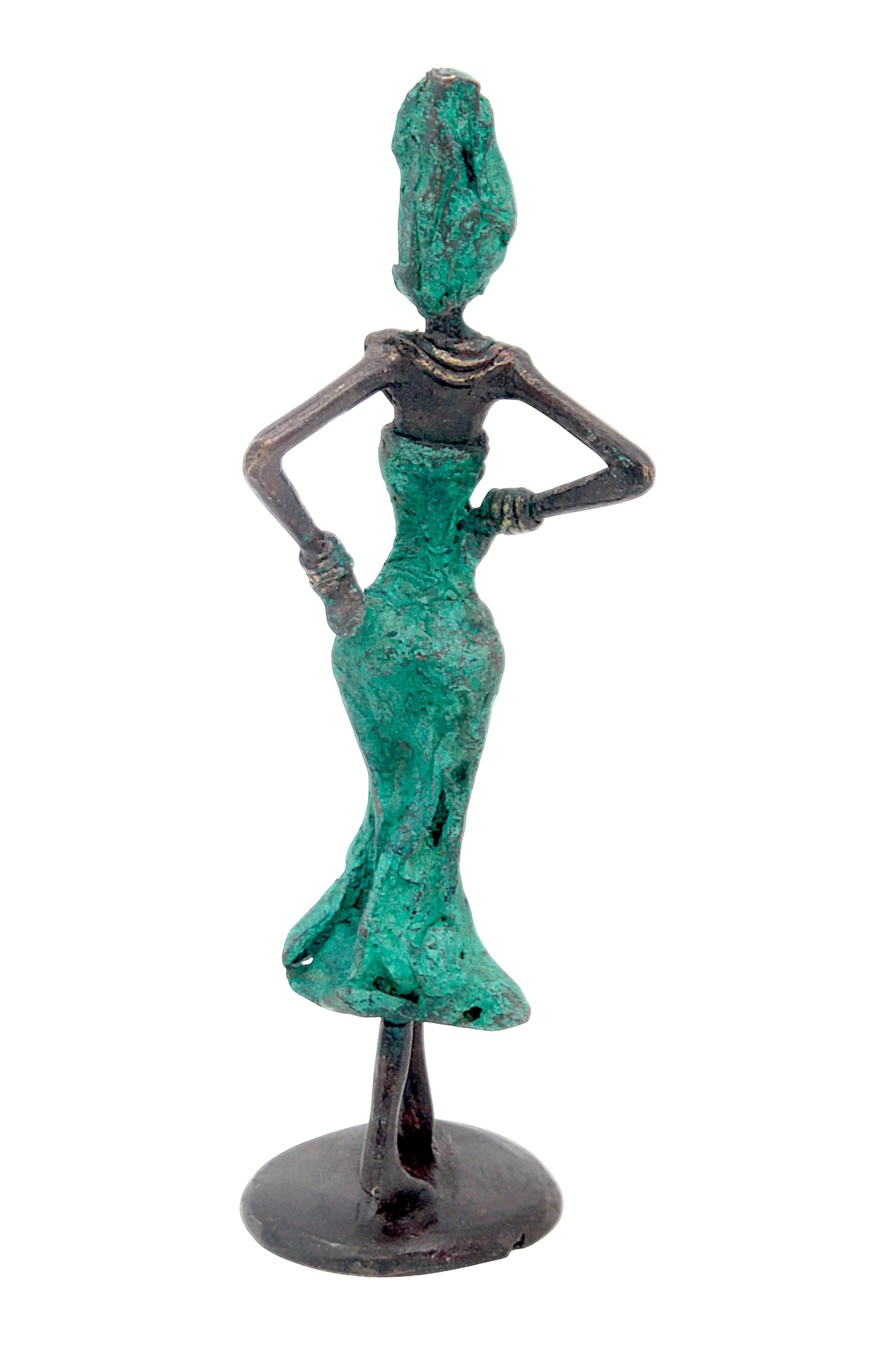 Bronze 15 cm vert n°42 