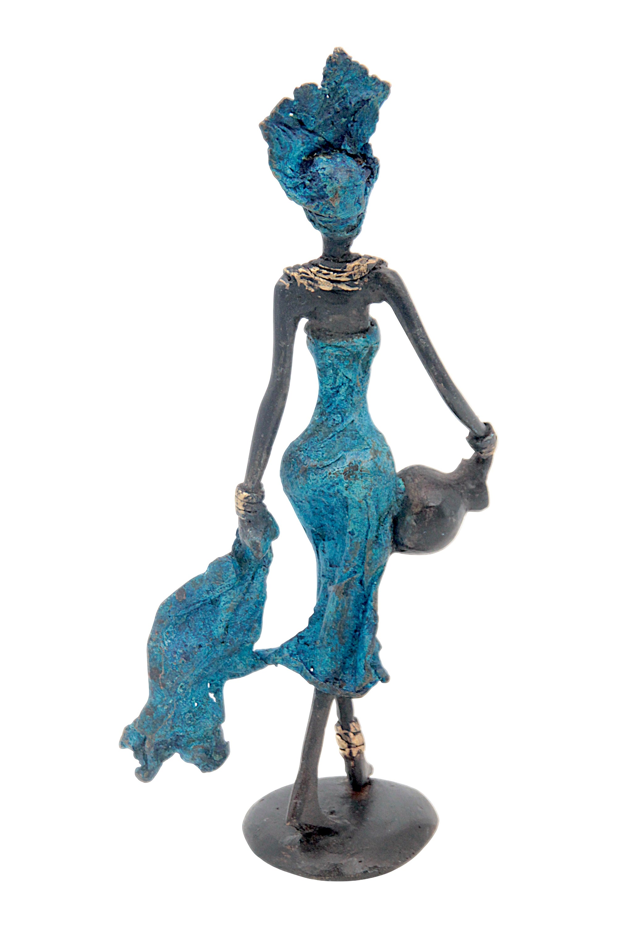 Bronze 15 cm bleu n°30 