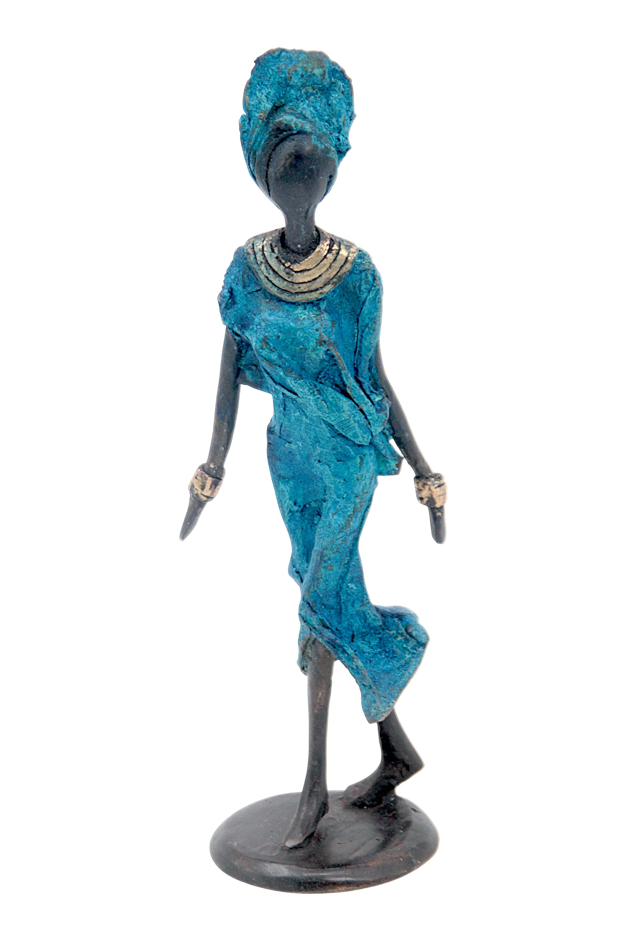 Bronze 15 cm bleu n°31 