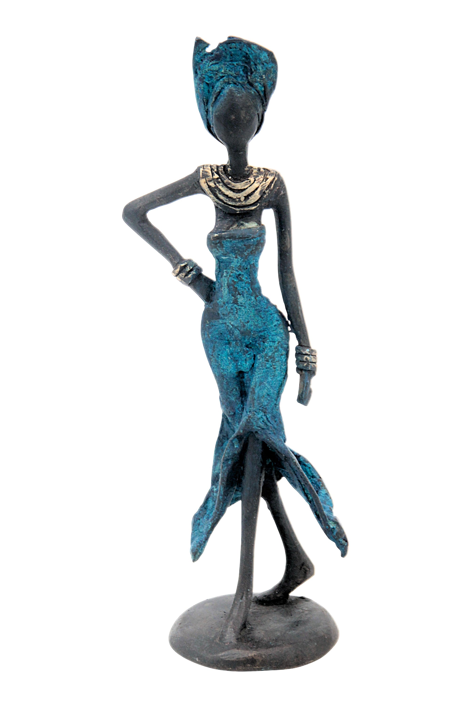 Bronze 15 cm bleu n°34 