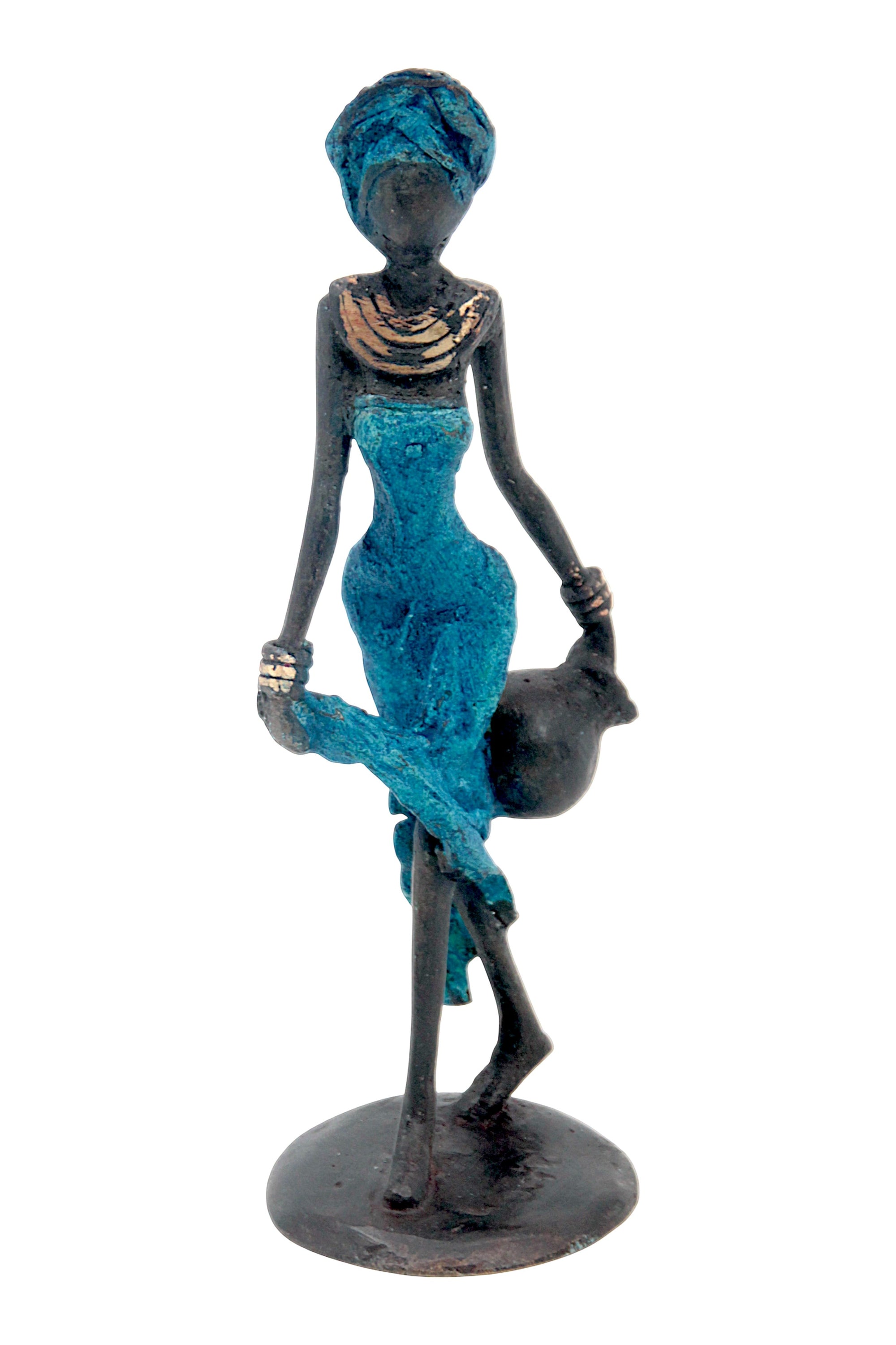 Bronze 15 cm bleu n°40 