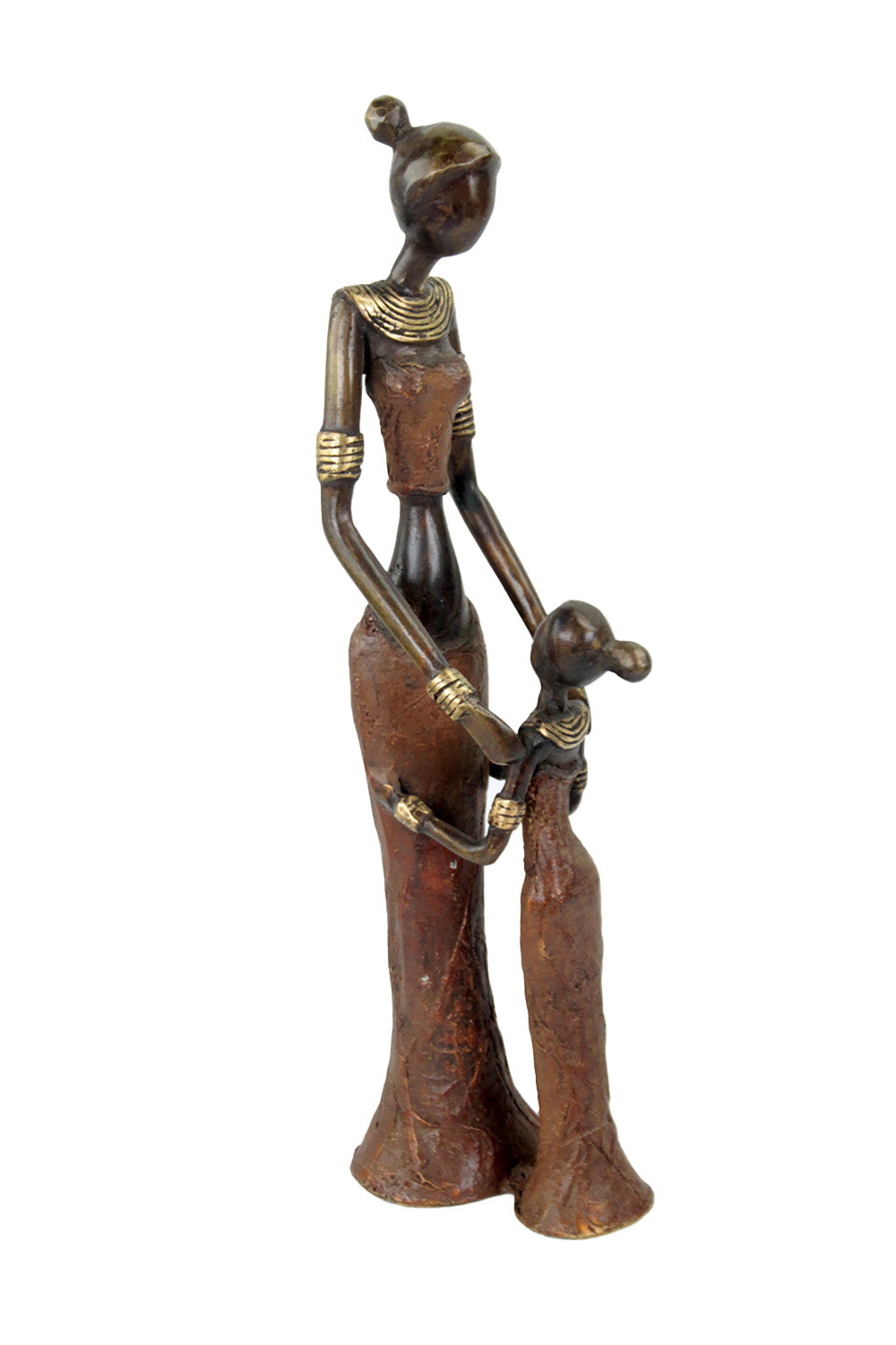 Bronze Mohamadi Dermé 30 cm marron n°3 Bronzes d'Afrique