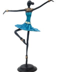 Ballerine 25 cm bleu n°2 