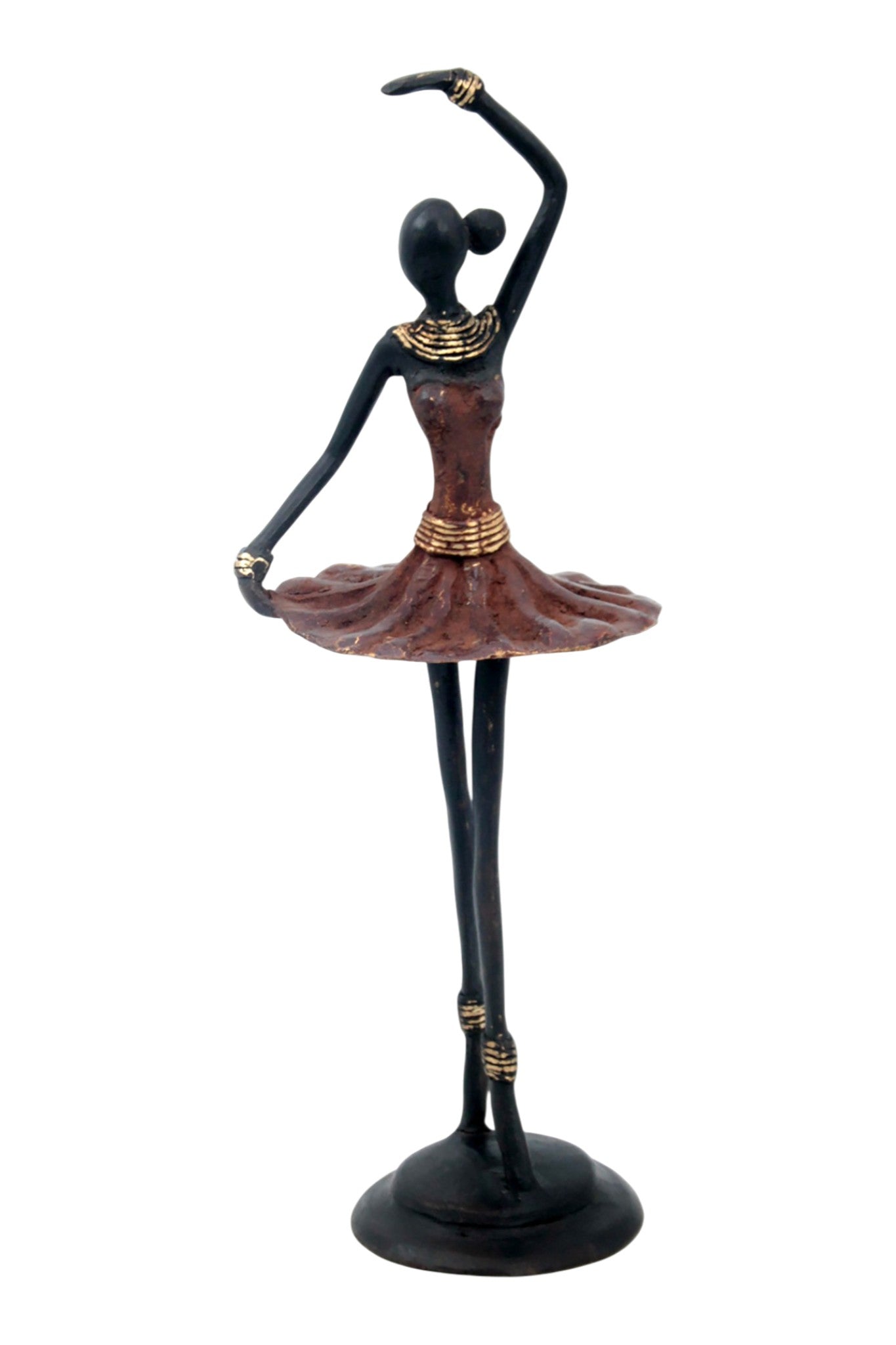 Ballerine 25 cm marron n°1 