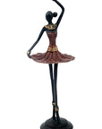 Ballerine 25 cm marron n°1 