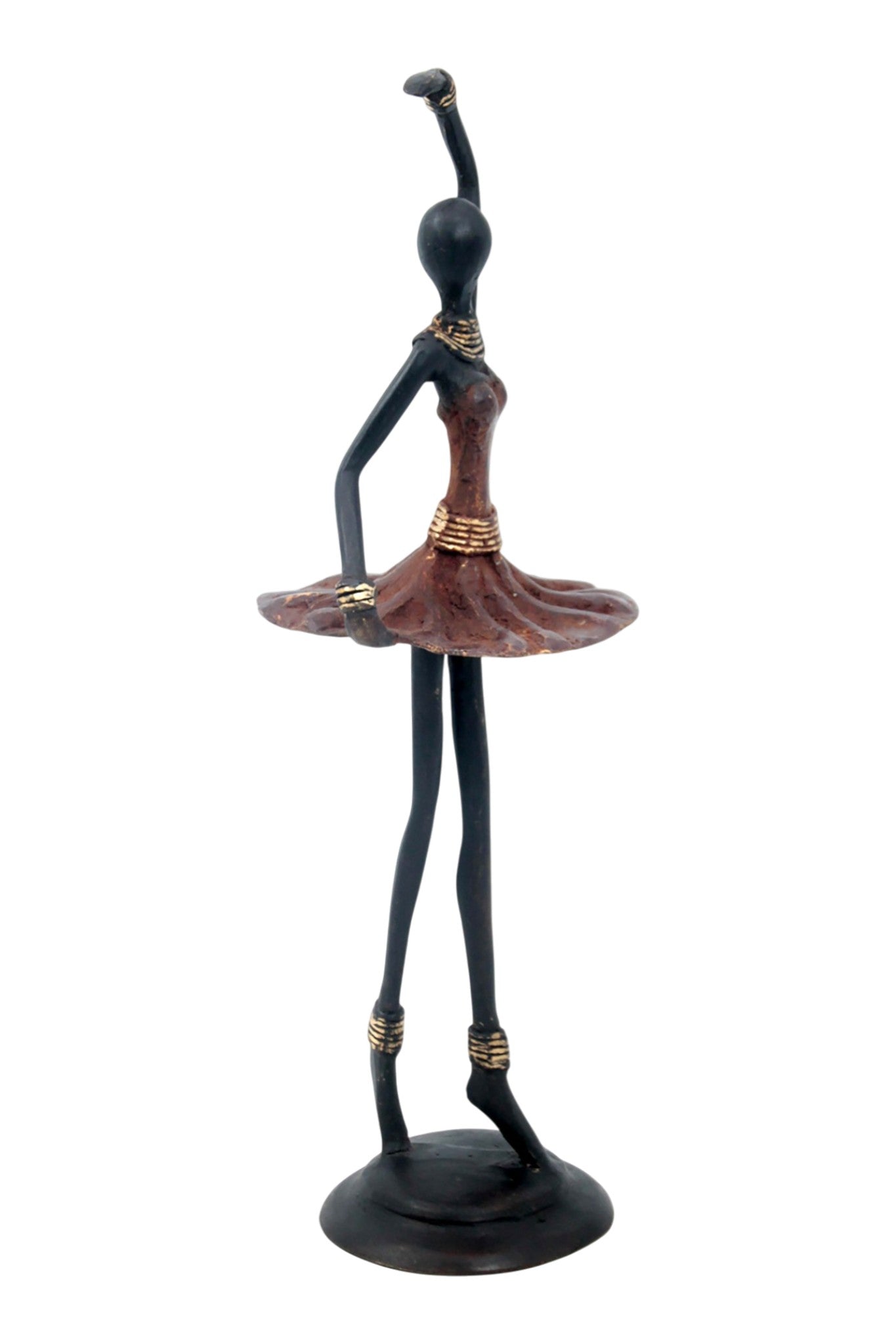 Ballerine 25 cm marron n°1 