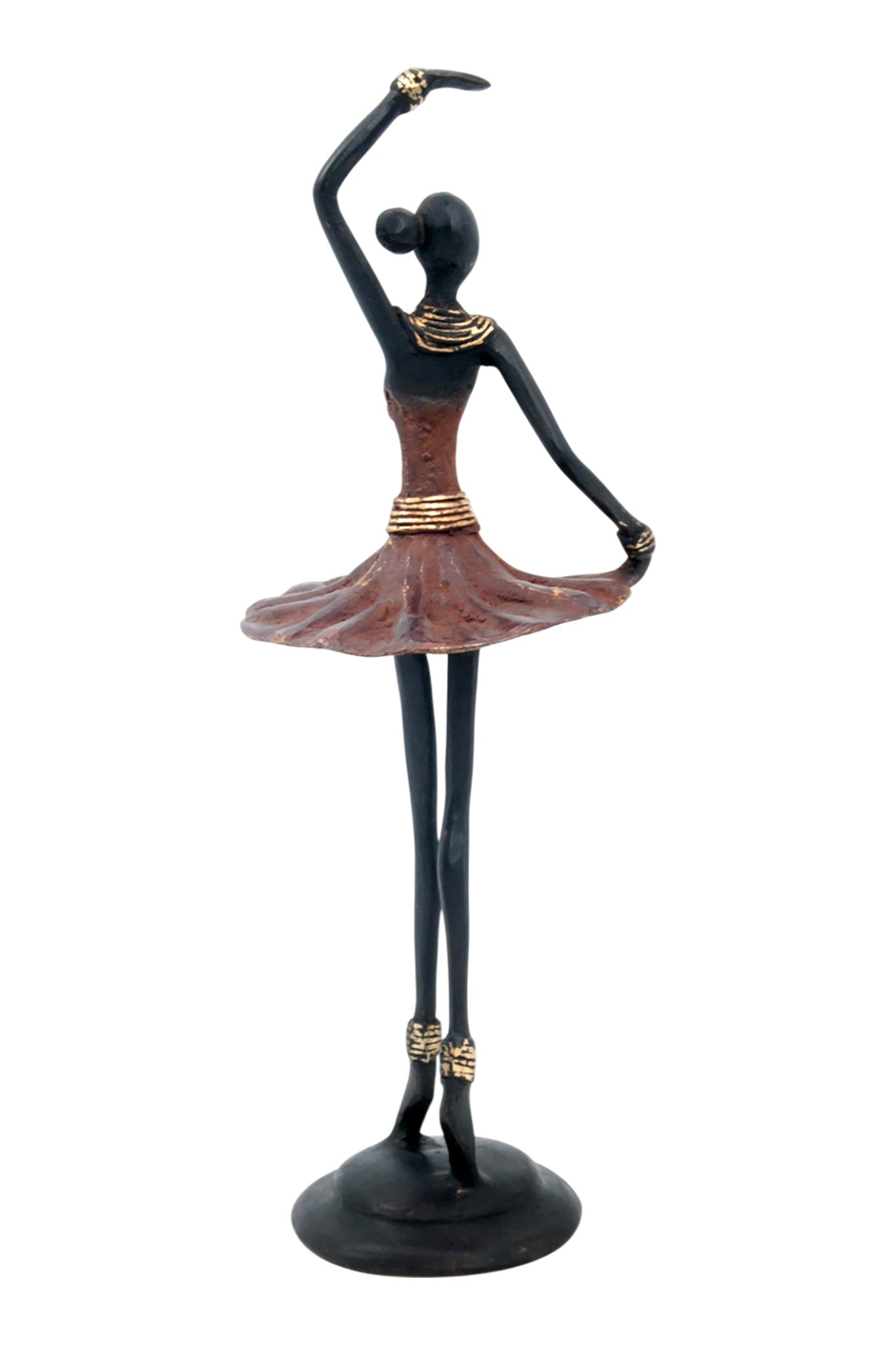 Ballerine 25 cm marron n°1 