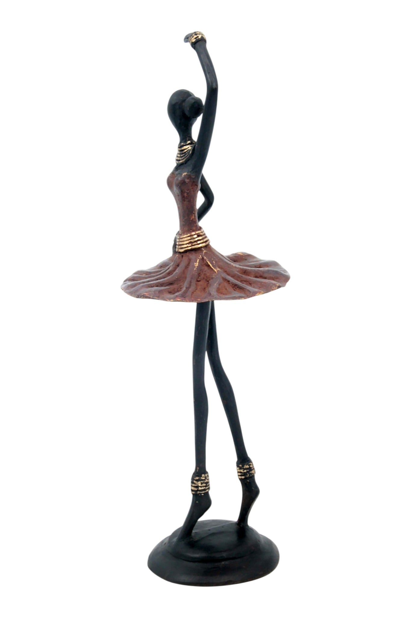 Ballerine 25 cm marron n°1 