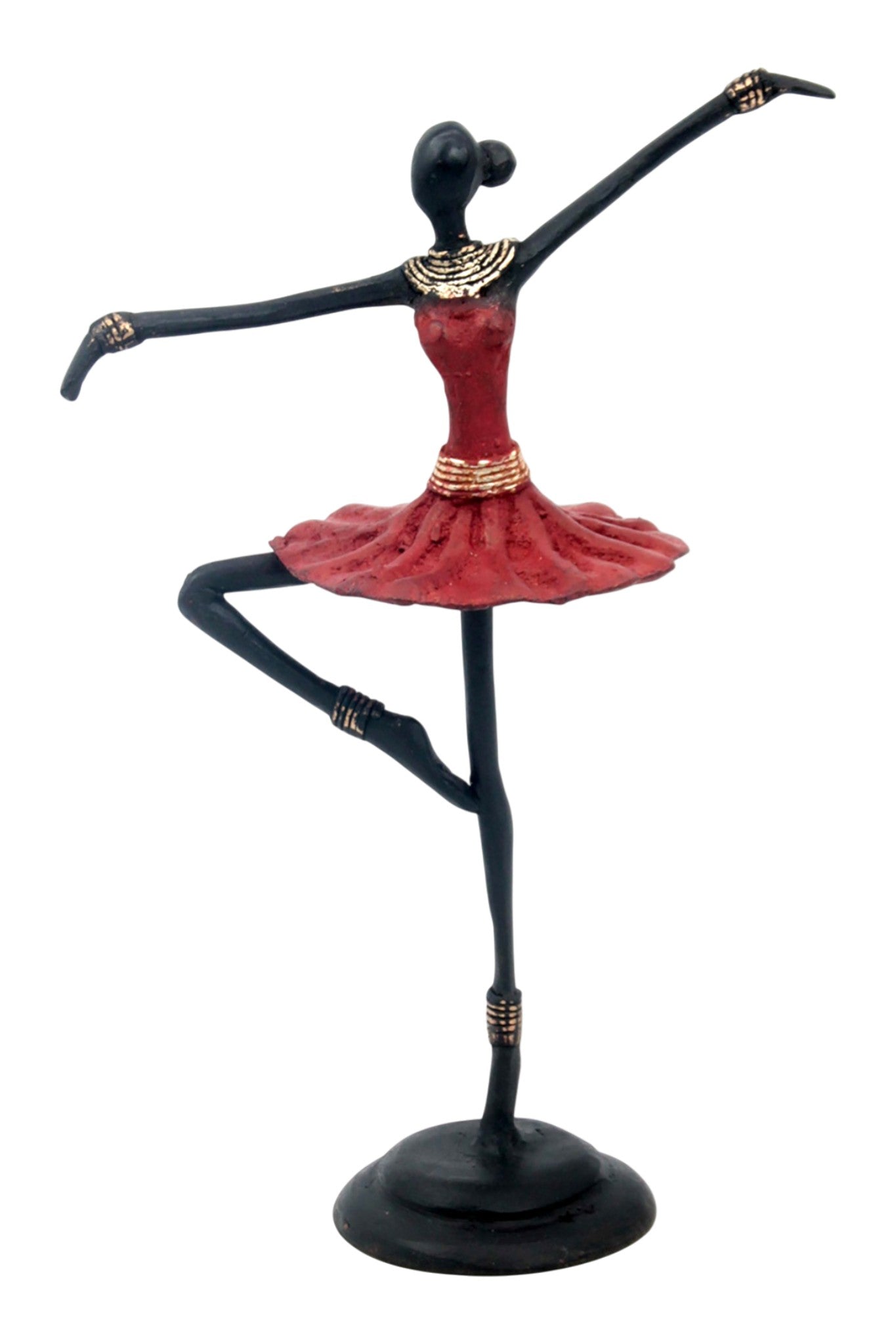 Ballerine 25 cm rouge n°1 