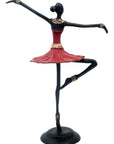 Ballerine 25 cm rouge n°1 