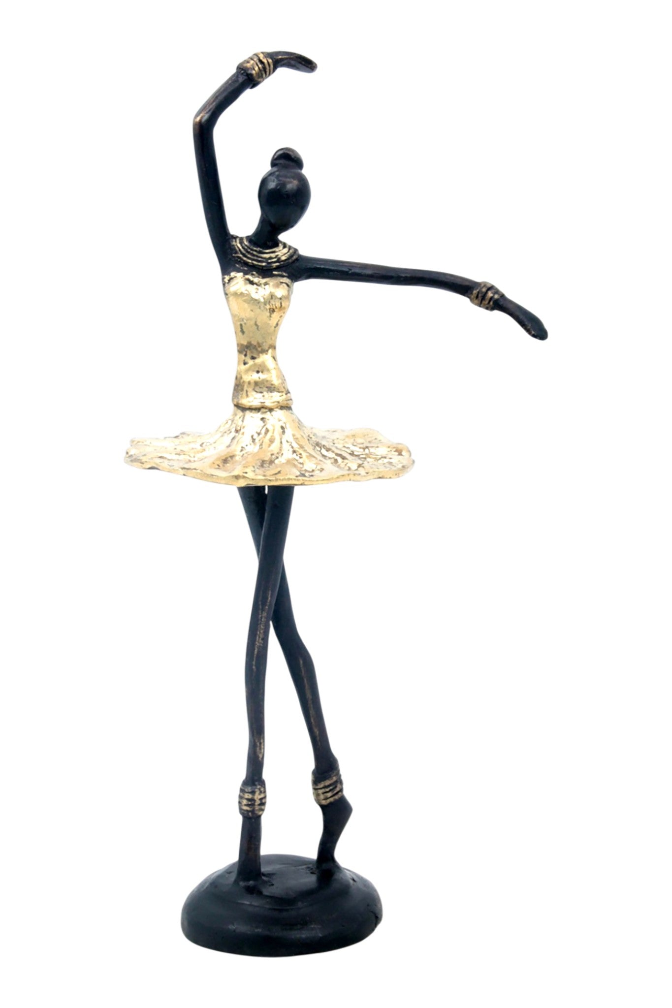Ballerine 25 cm doré n°2 