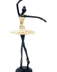 Ballerine 25 cm doré n°2 
