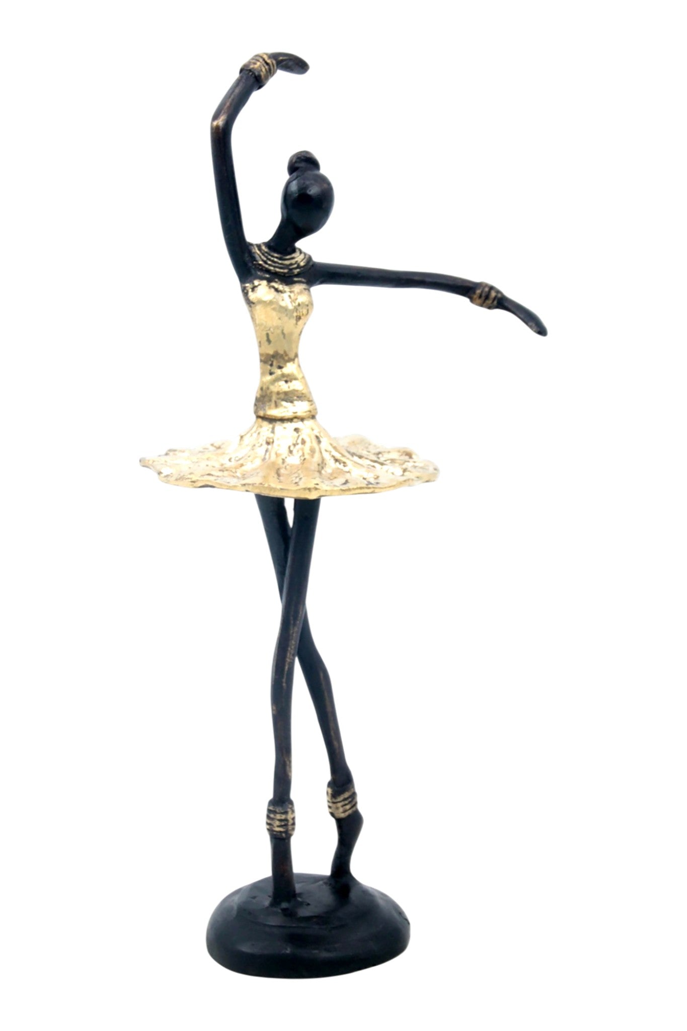 Ballerine 25 cm doré n°2 