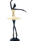 Ballerine 25 cm doré n°2 