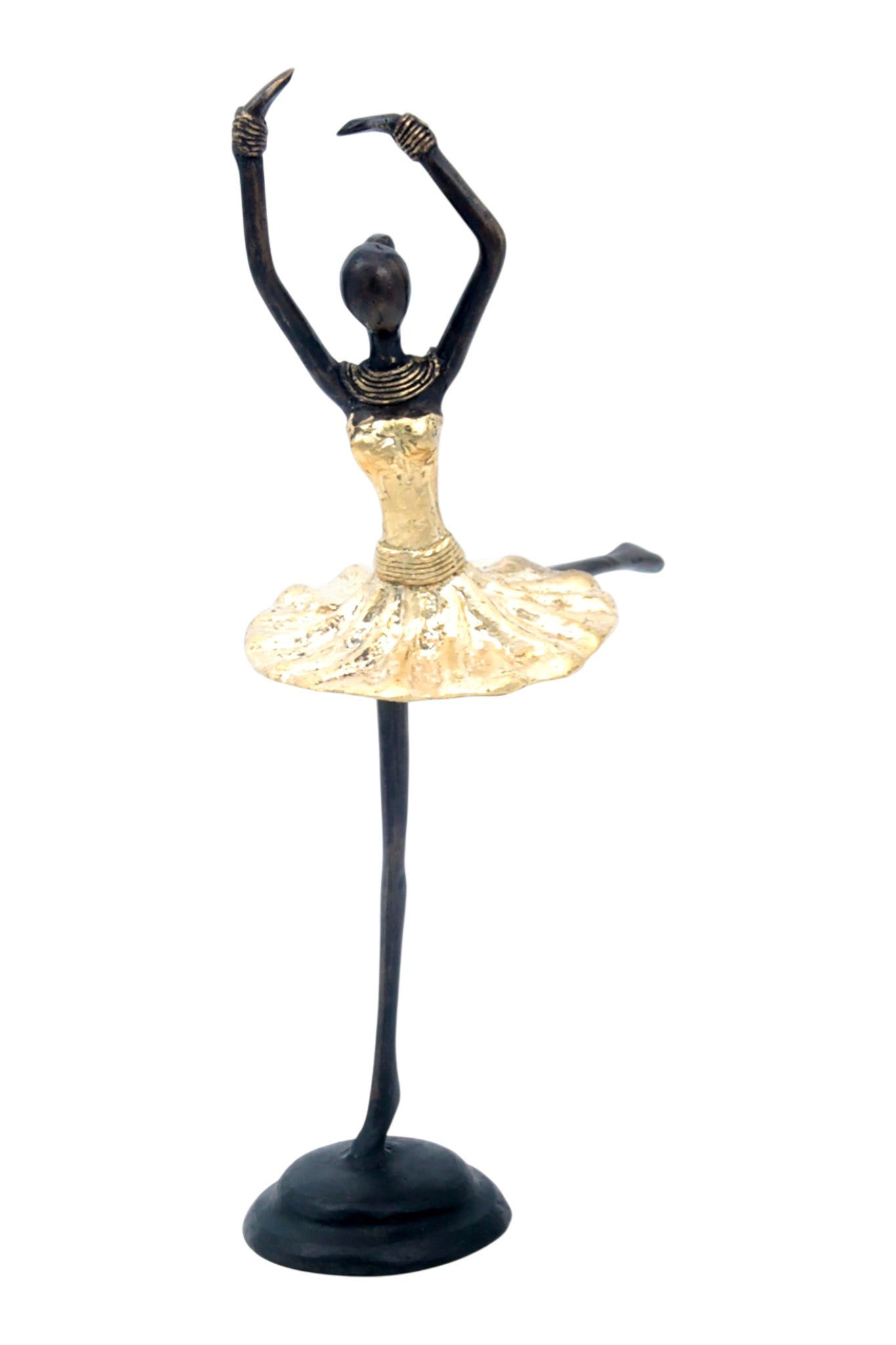 Ballerine 25 cm doré n°3 