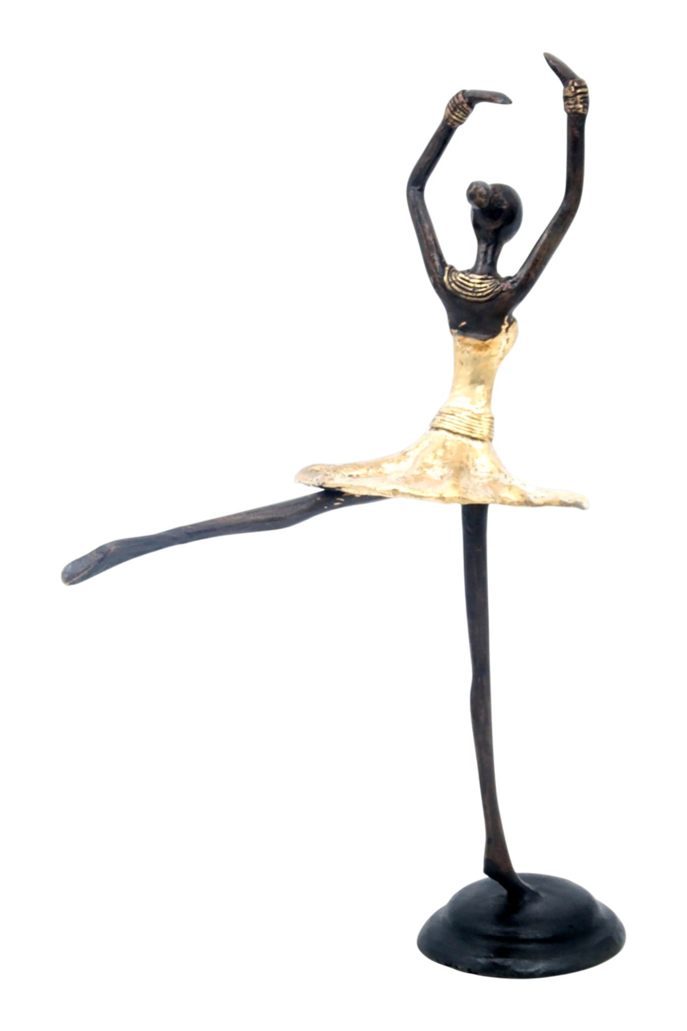 Ballerine 25 cm doré n°3 