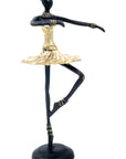Ballerine 25 cm doré n°4 