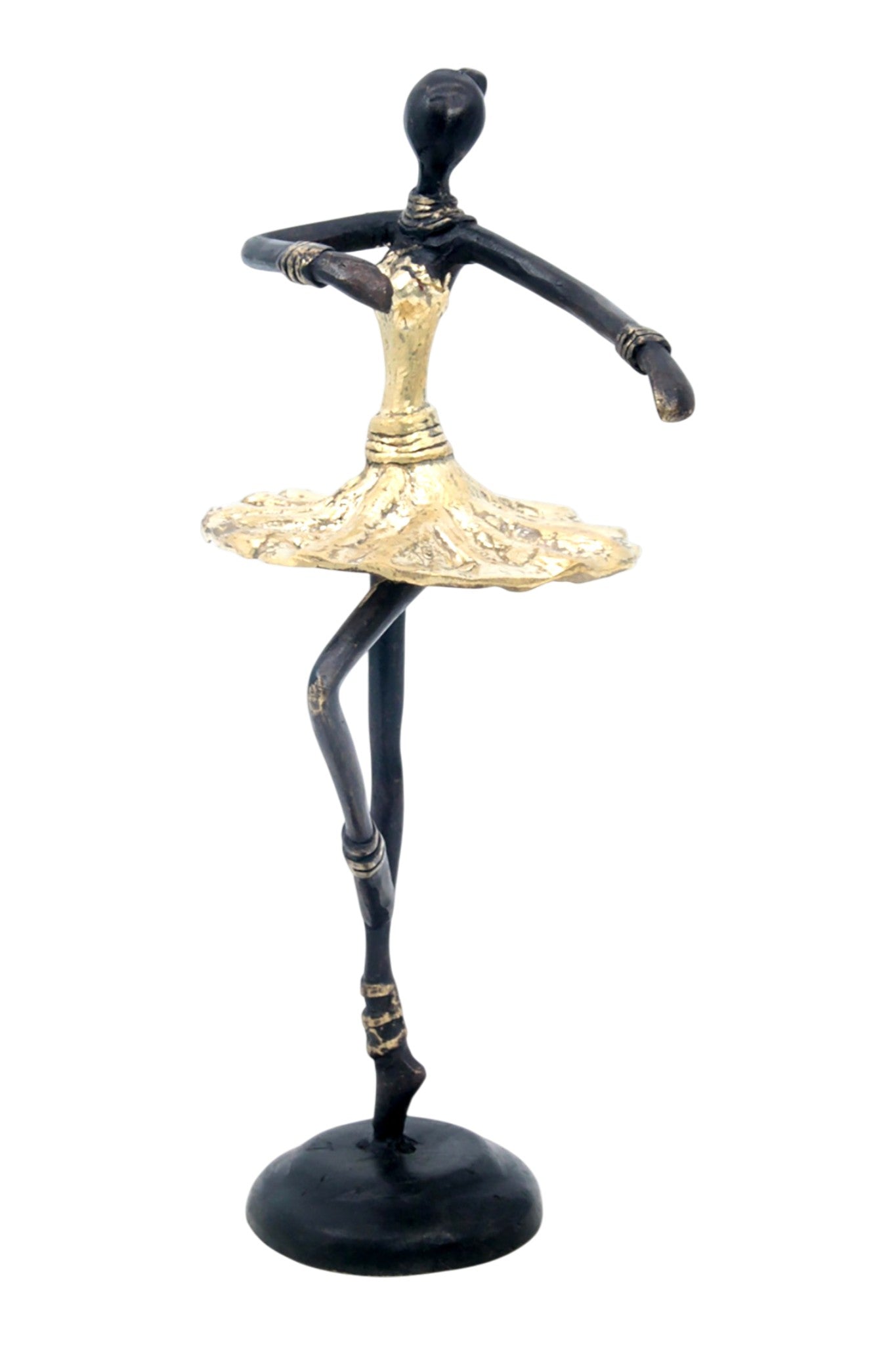 Ballerine 25 cm doré n°4 