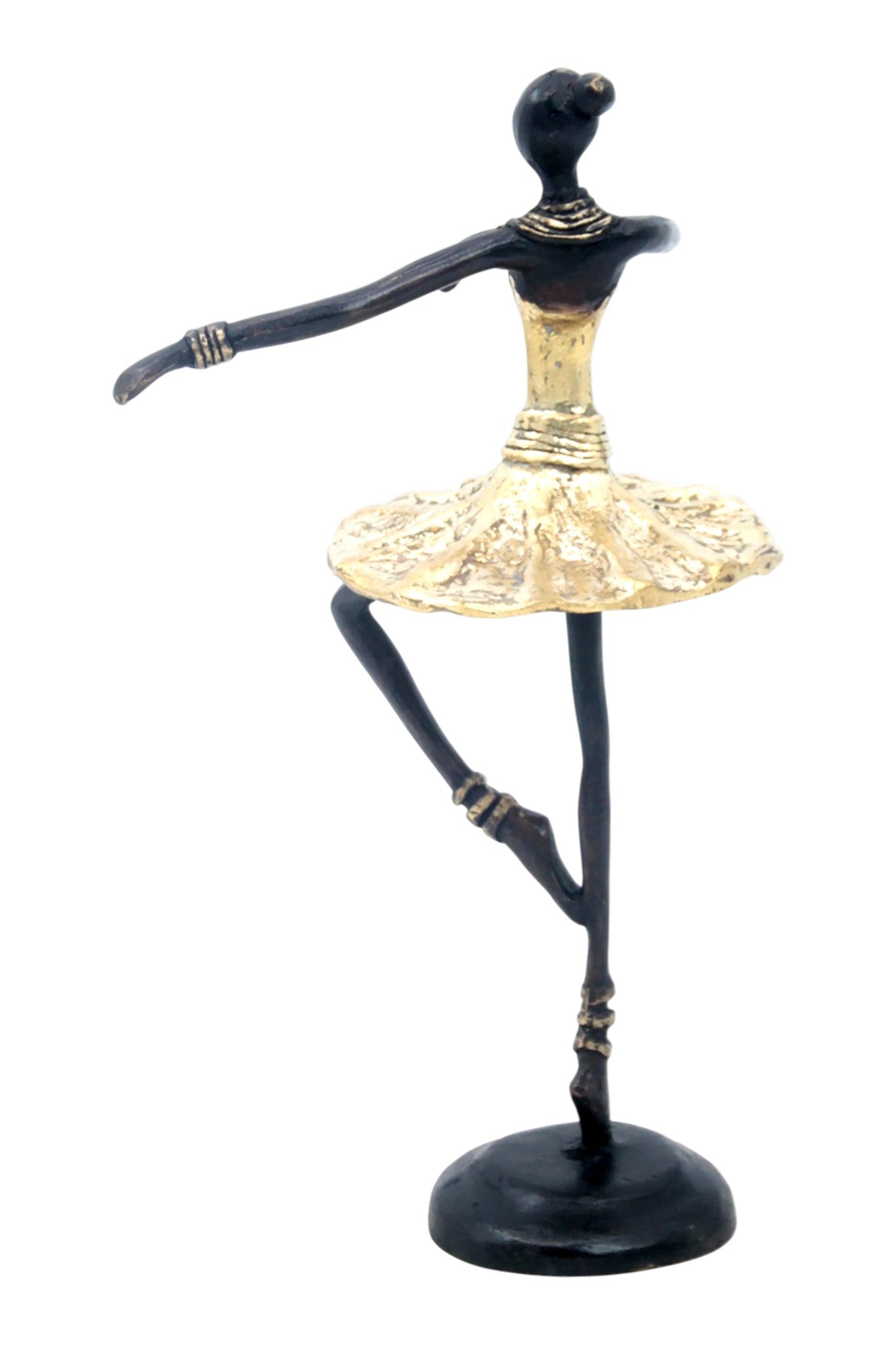Ballerine 25 cm doré n°4 
