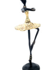 Ballerine 25 cm doré n°4 