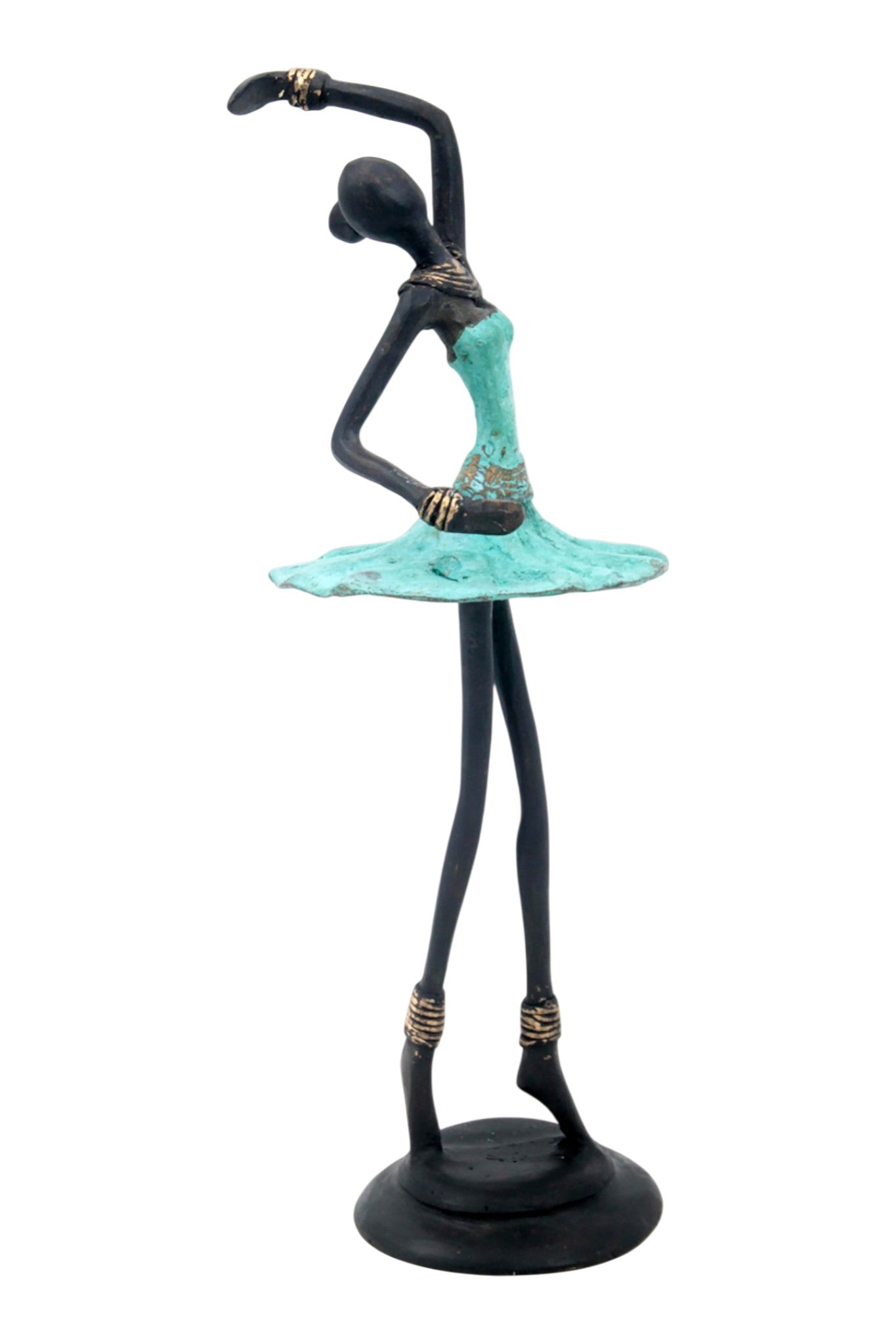 Ballerine 25 cm turquoise n°1 
