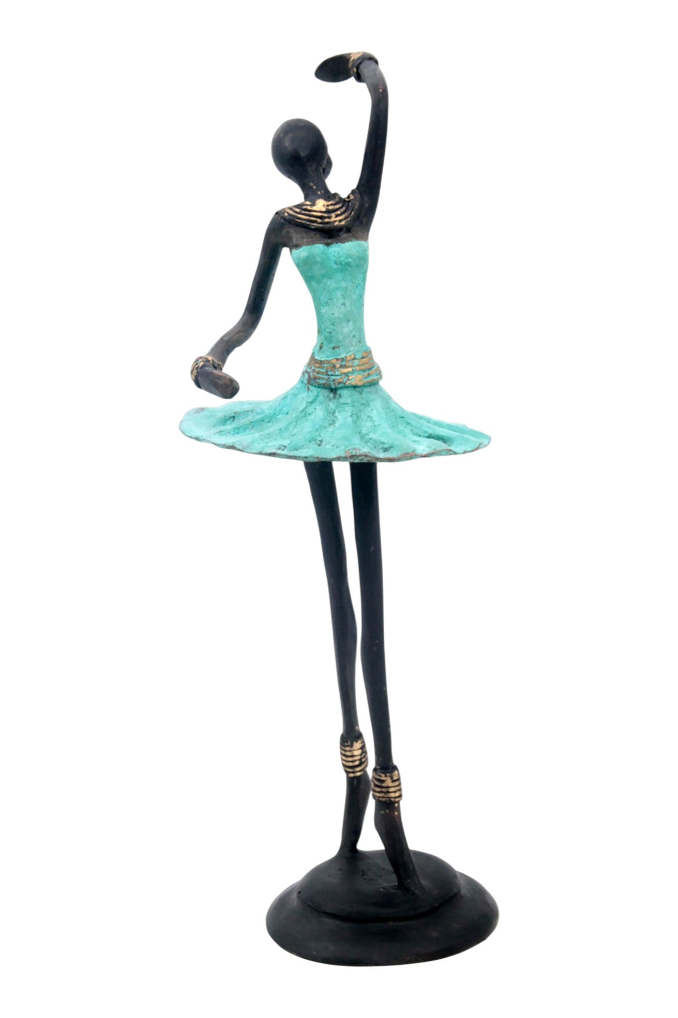 Ballerine 25 cm turquoise n°1 