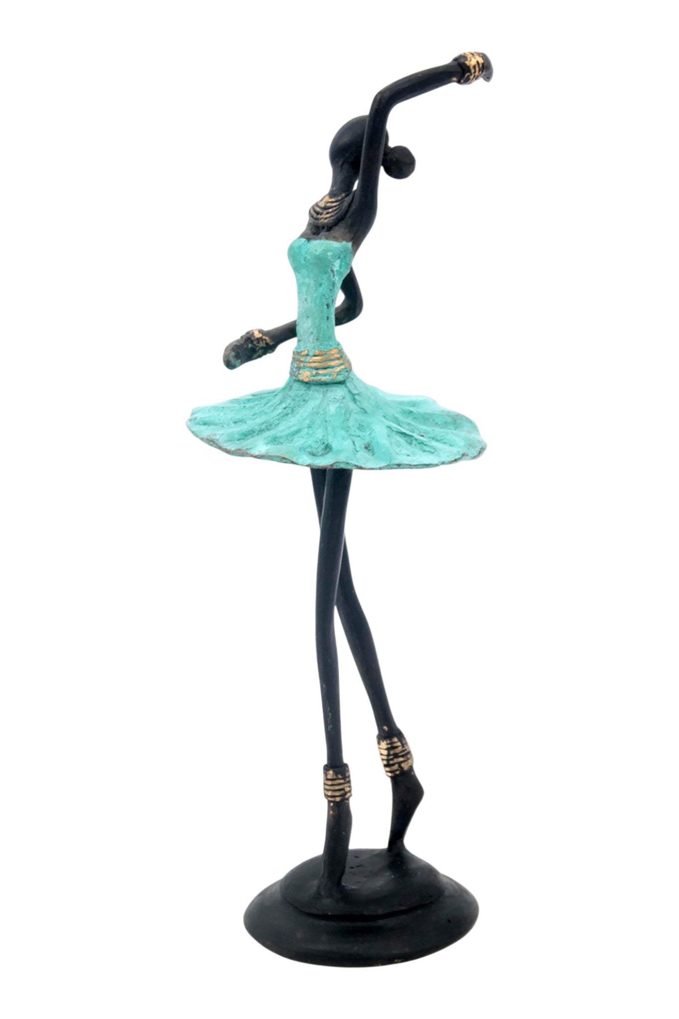 Ballerine 25 cm turquoise n°1 