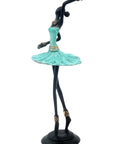Ballerine 25 cm turquoise n°1 