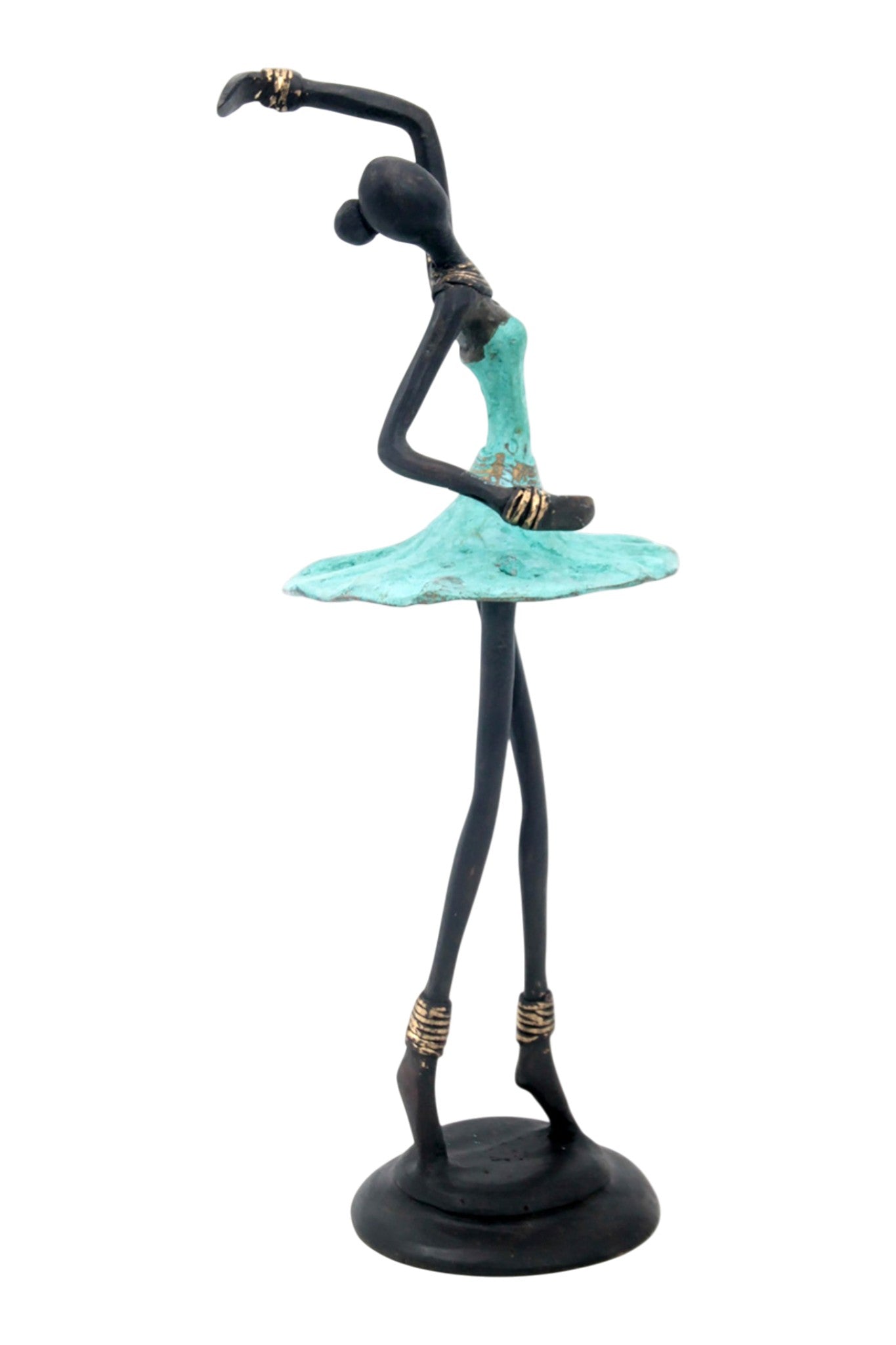 Ballerine 25 cm turquoise n°1 