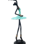 Ballerine 25 cm turquoise n°1 