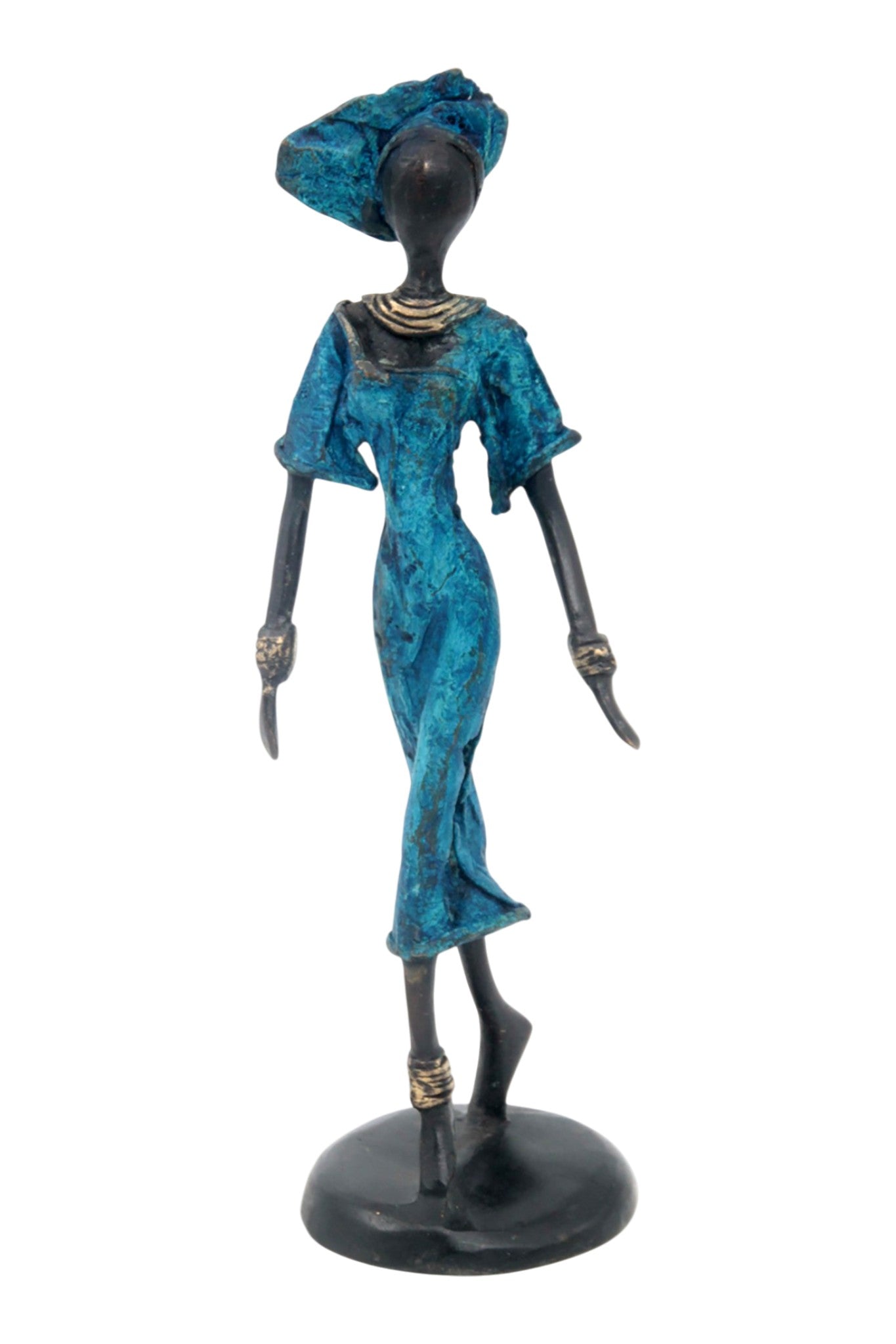 Bronze 20 cm bleu n°4 