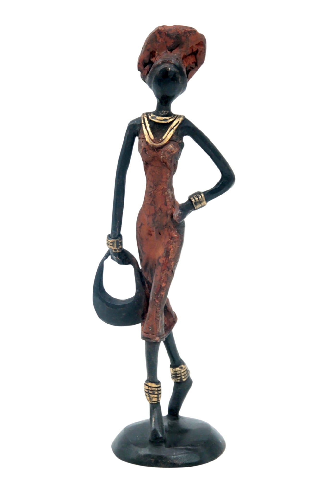 Bronze 20 cm marron n°5 