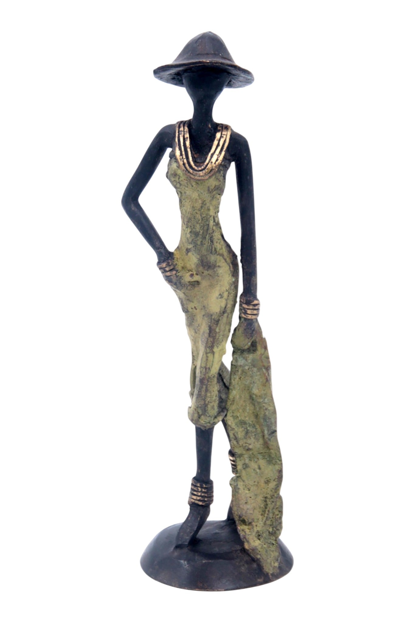 Bronze 20 cm vert n°2 