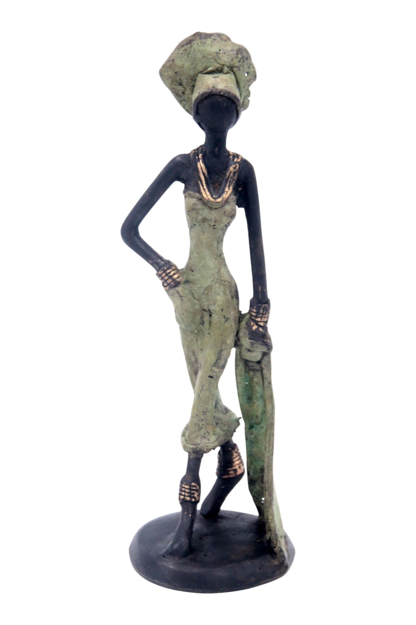 Bronze 20 cm vert n°10 