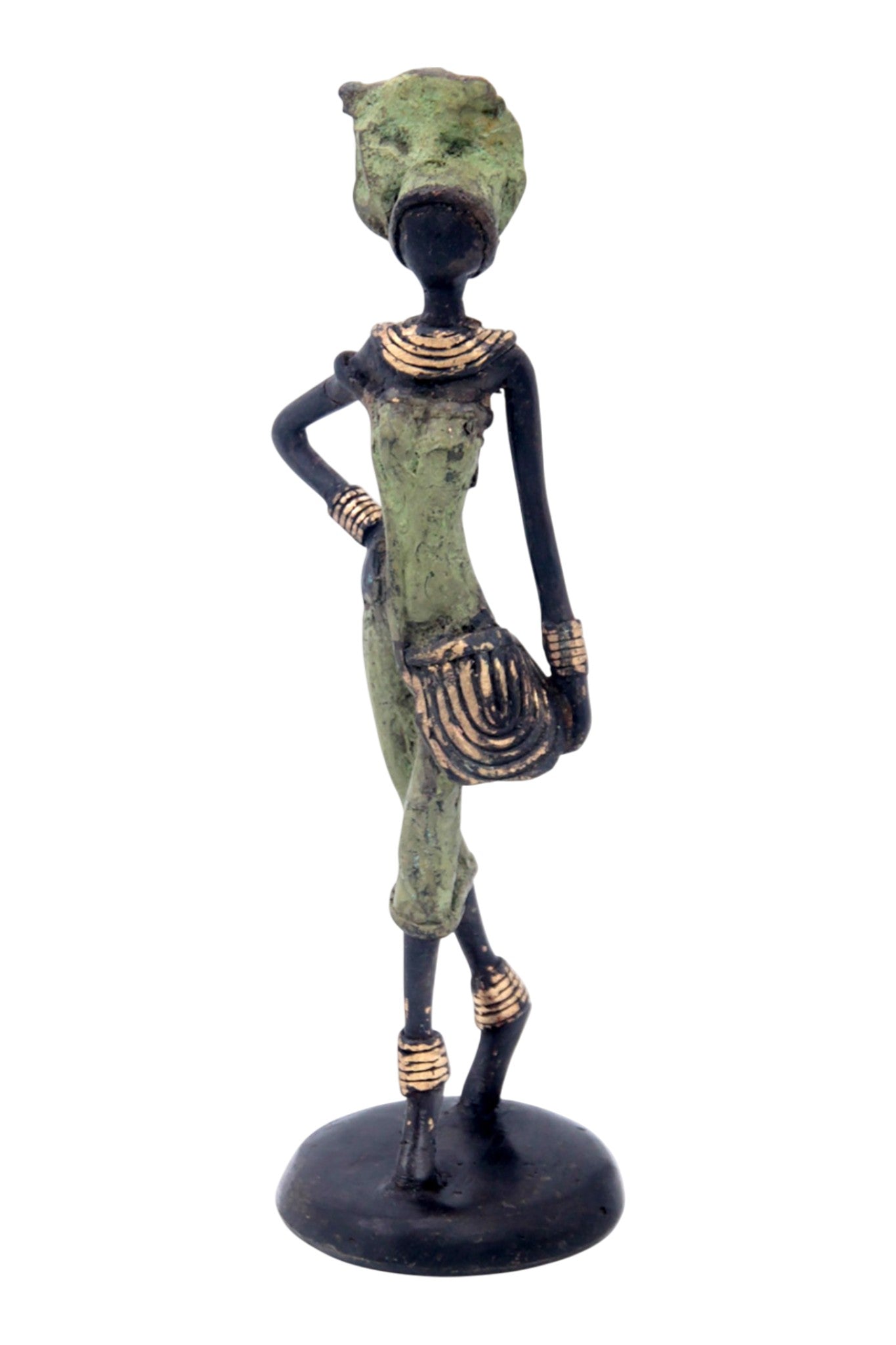 Bronze 20 cm vert n°13 