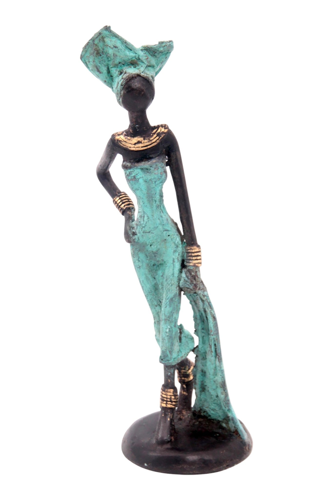 Bronze 20 cm turquoise n°9 