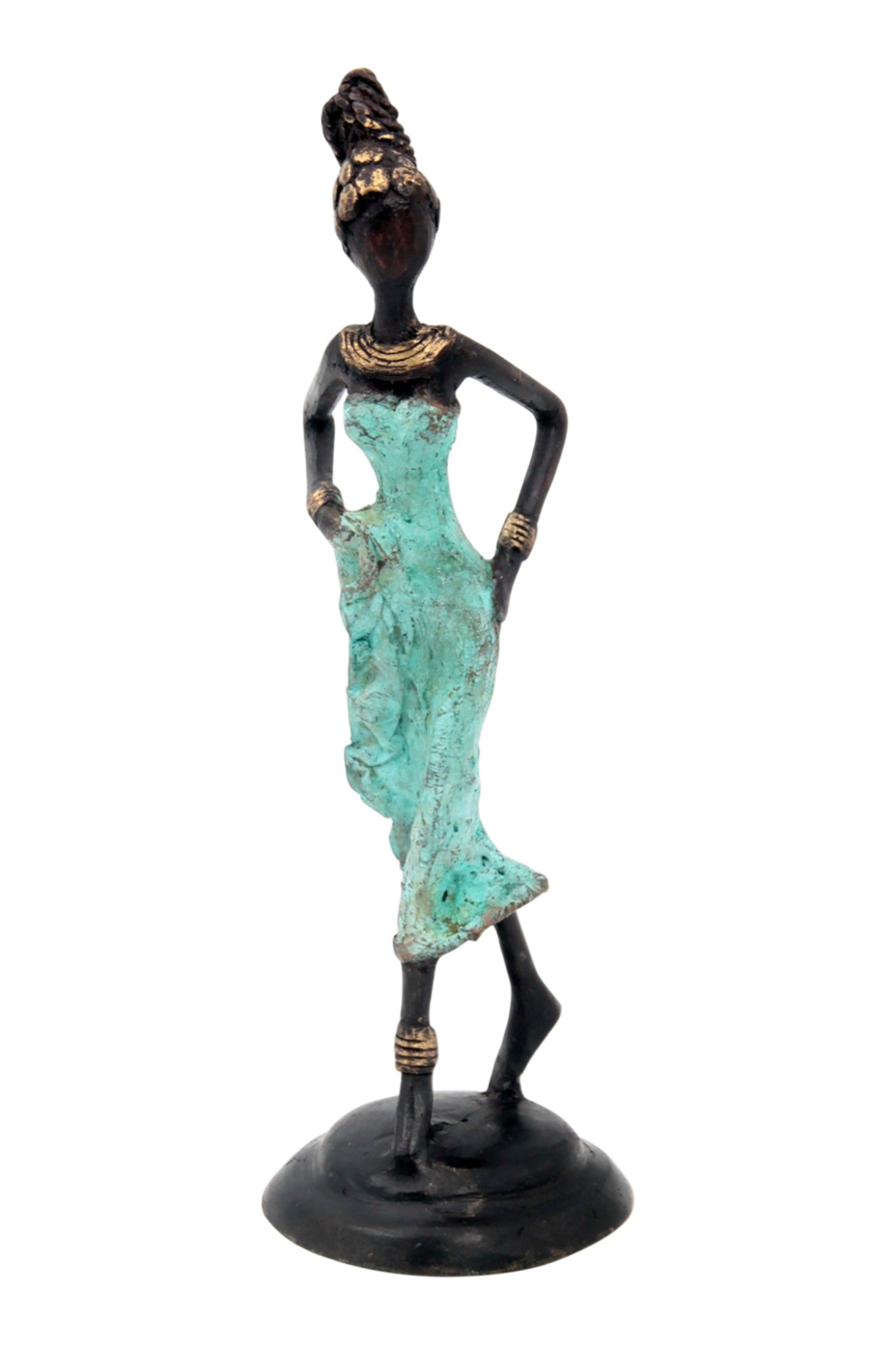 Bronze 20 cm turquoise n°14 