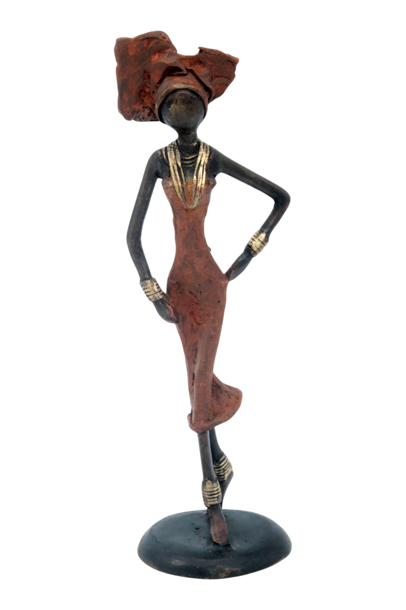 Bronze 25 cm marron n°2 