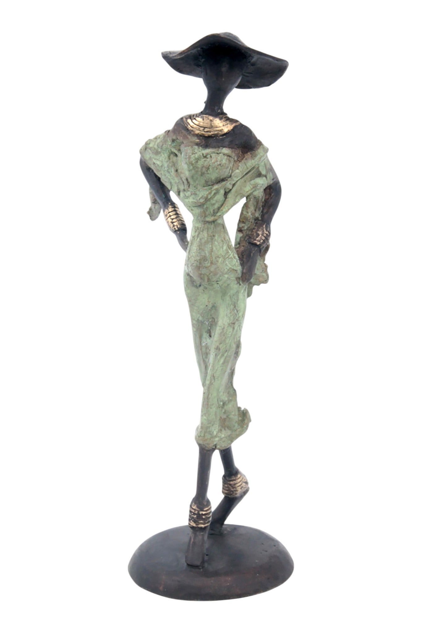 Bronze 25 cm vert n°18 