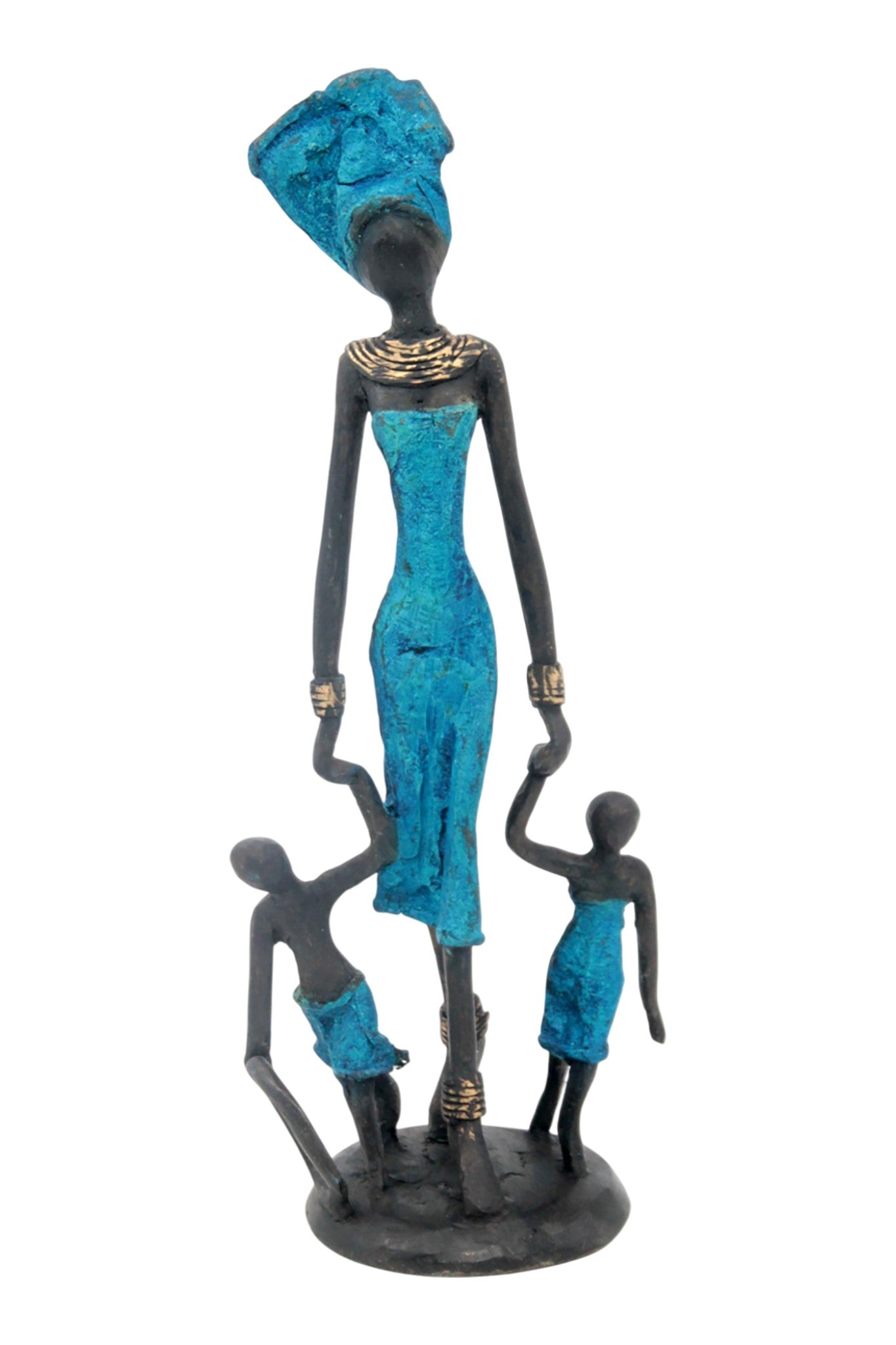 Bronze 25 cm bleu n°3 