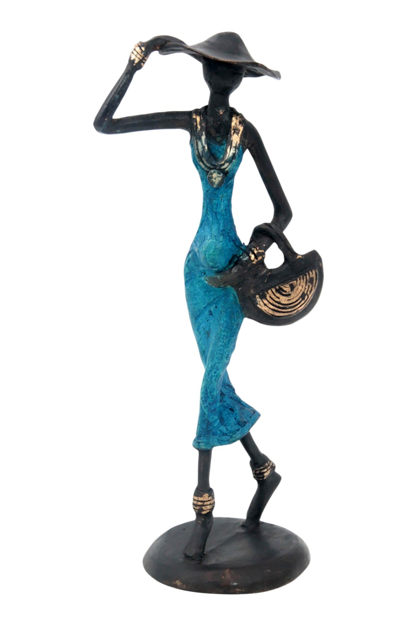 Bronze 25 cm bleu n°11 