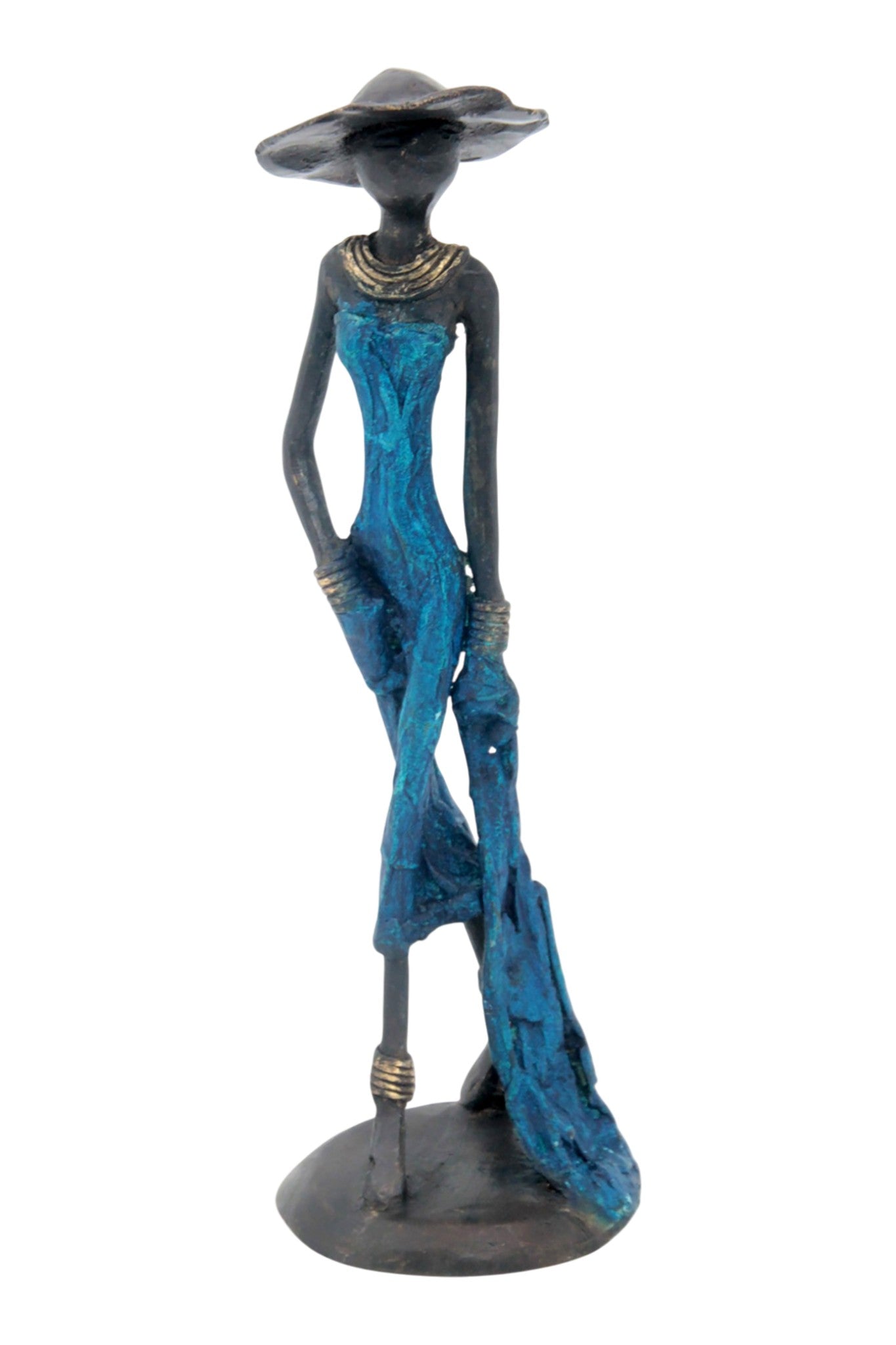 Bronze 25 cm bleu n°26 