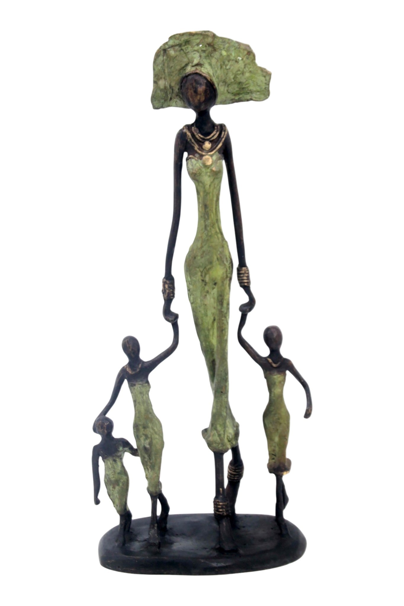 Bronze 35 cm vert n°1 