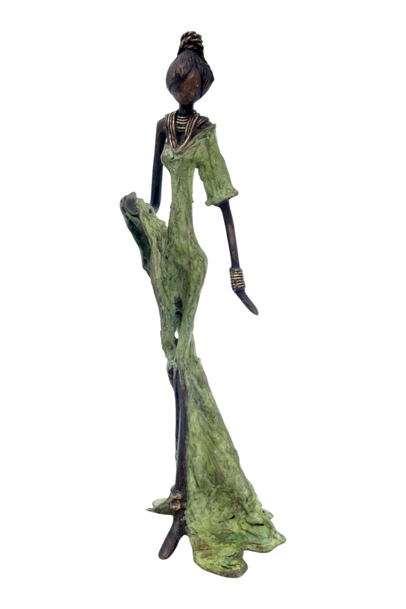 Bronze 35 cm vert n°18 