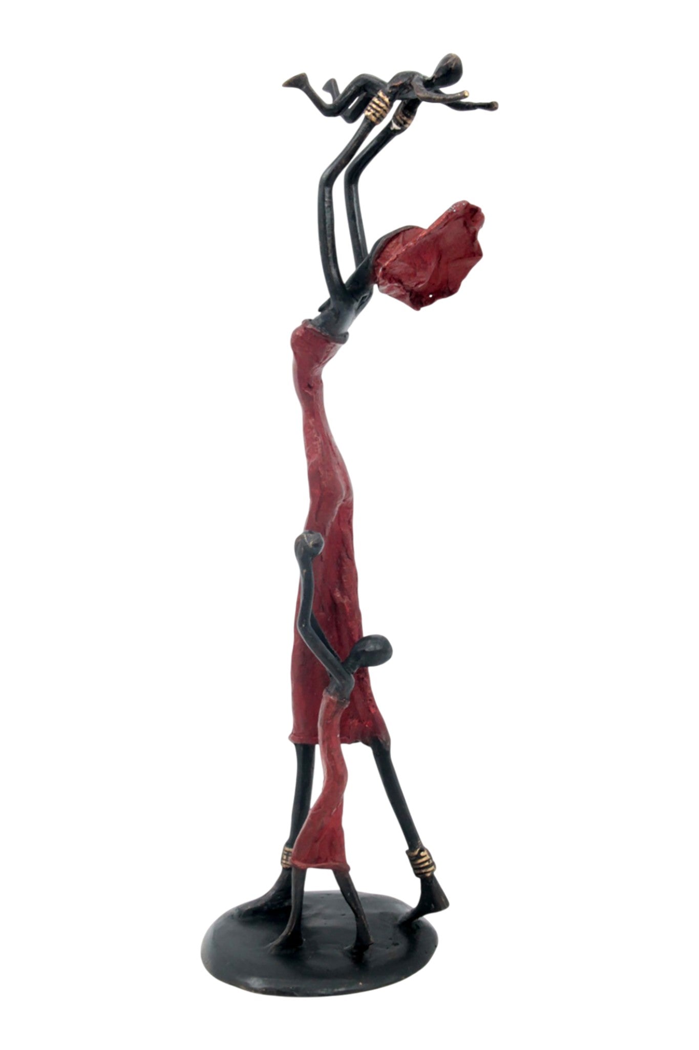 Bronze 35 cm rouge n°1 