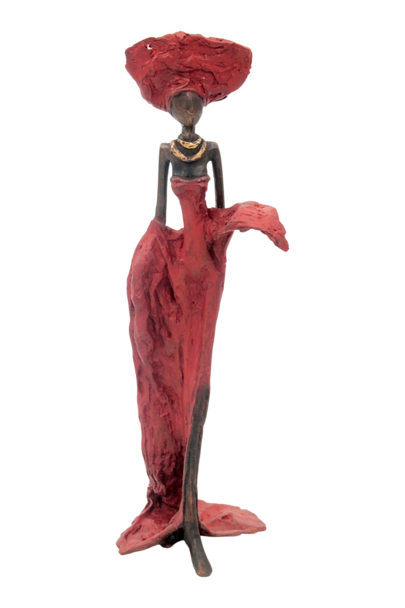 Bronze 35 cm rouge n°4 