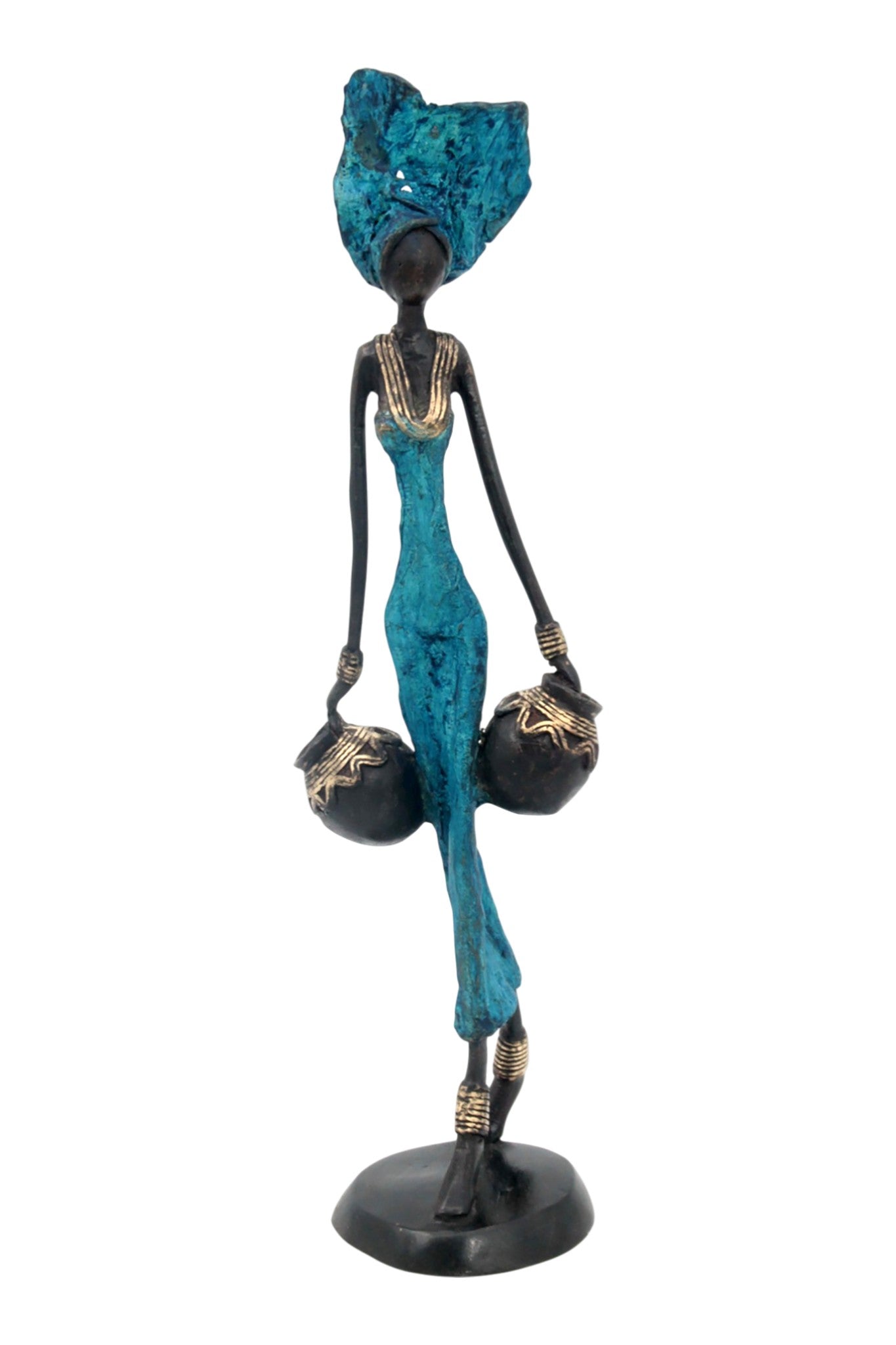 Bronze 35 cm bleu n°11 
