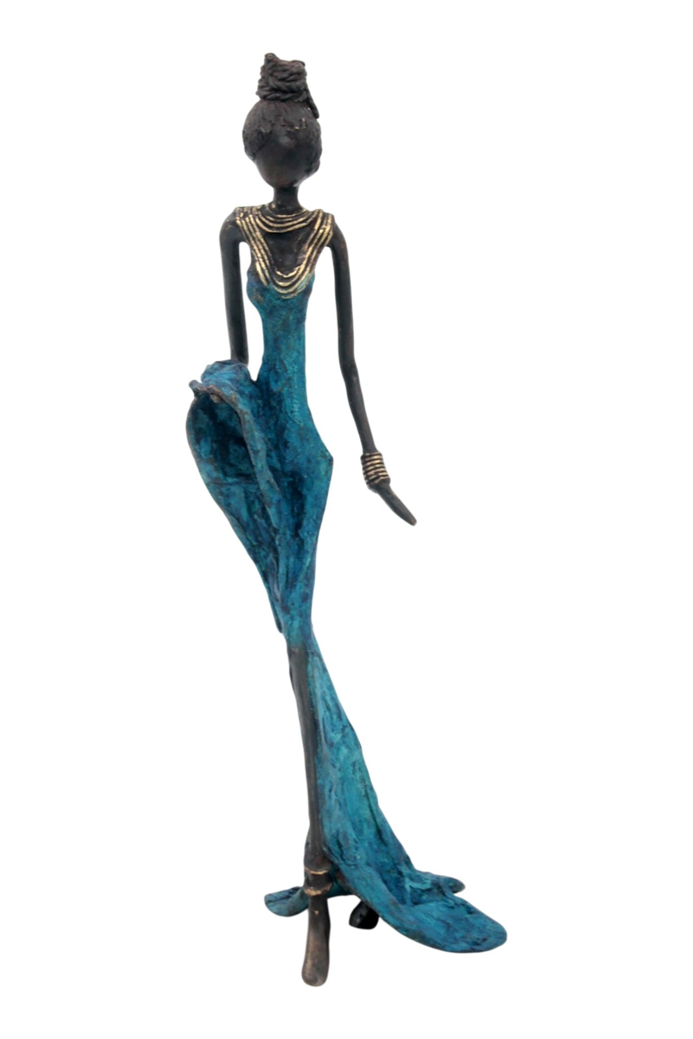 Bronze 35 cm bleu n°24 